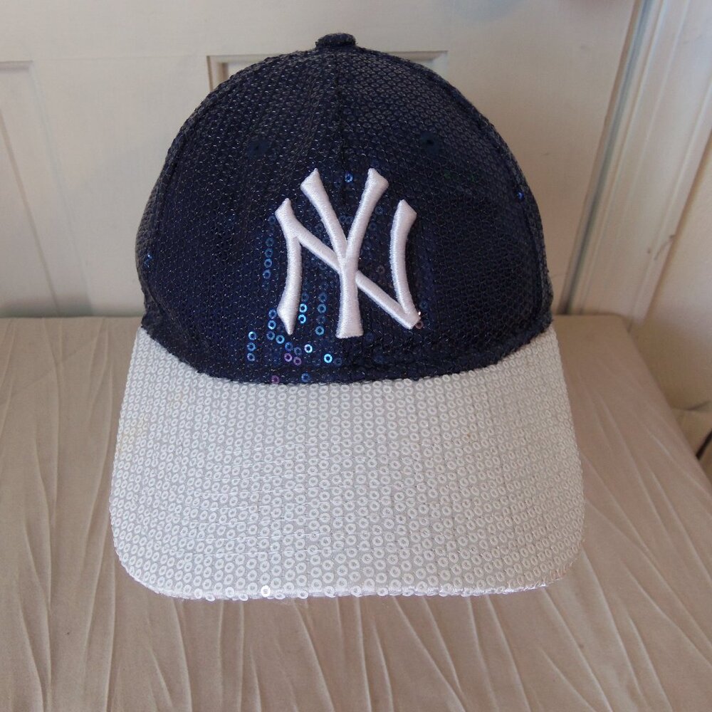 Victoria's Secret Pink New York Yankees Sequin Baseball Cap